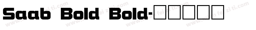 Saab Bold Bold字体转换